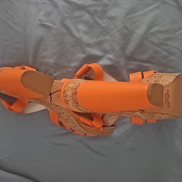 Polo Ralph Lauren Purple Label Platform Heel Shoe, New Shelf Pull $525.00 Retail - Picture 11 of 11